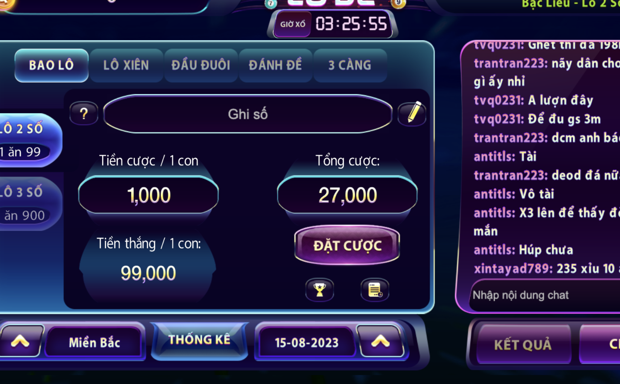 Các loại hình lô đề đầu đuôi phổ biến tại 789Club