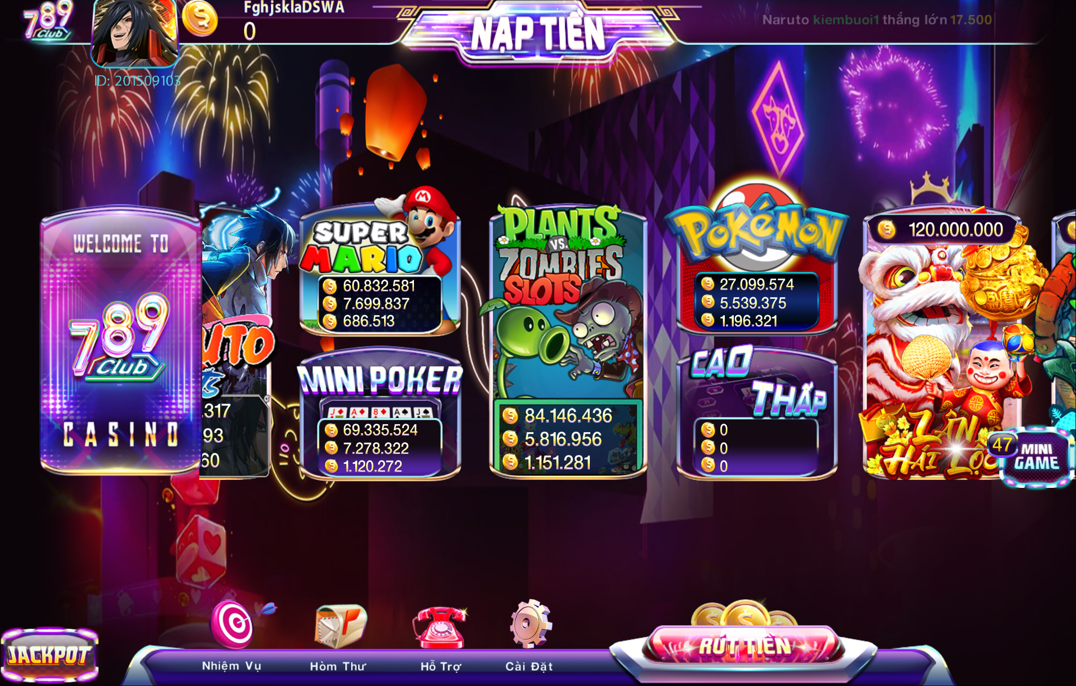 Các tính năng hấp dẫn của Mini Poker 789club APK