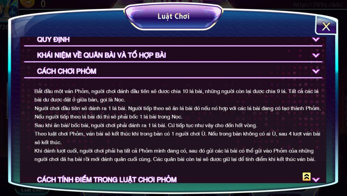 Nắm rõ luật chơi