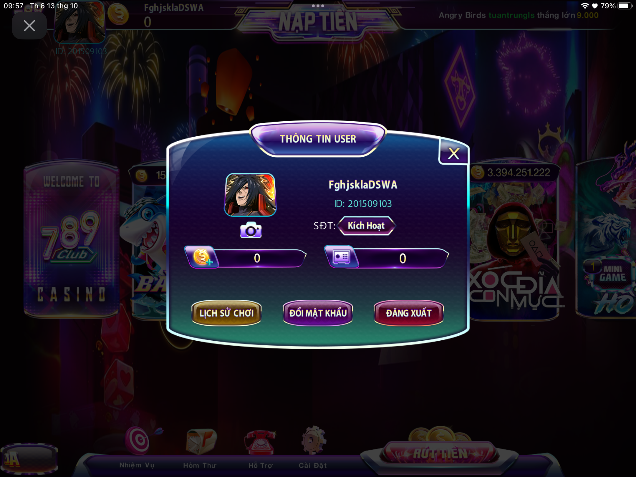 Tham gia vào 789club nhanh chóng