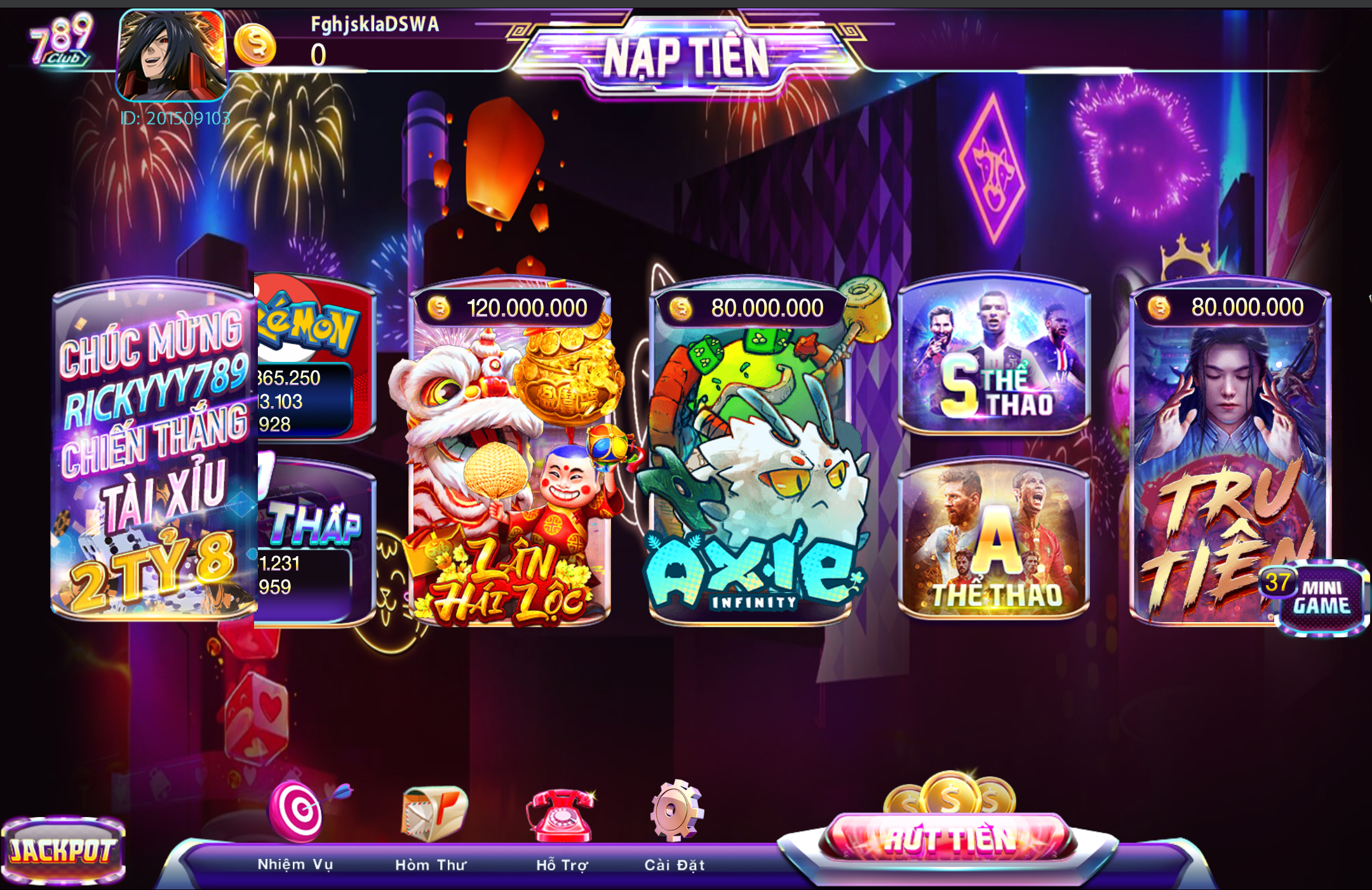 Lý do nên tham gia thử sức slot game Axie sau khi tai 789 club