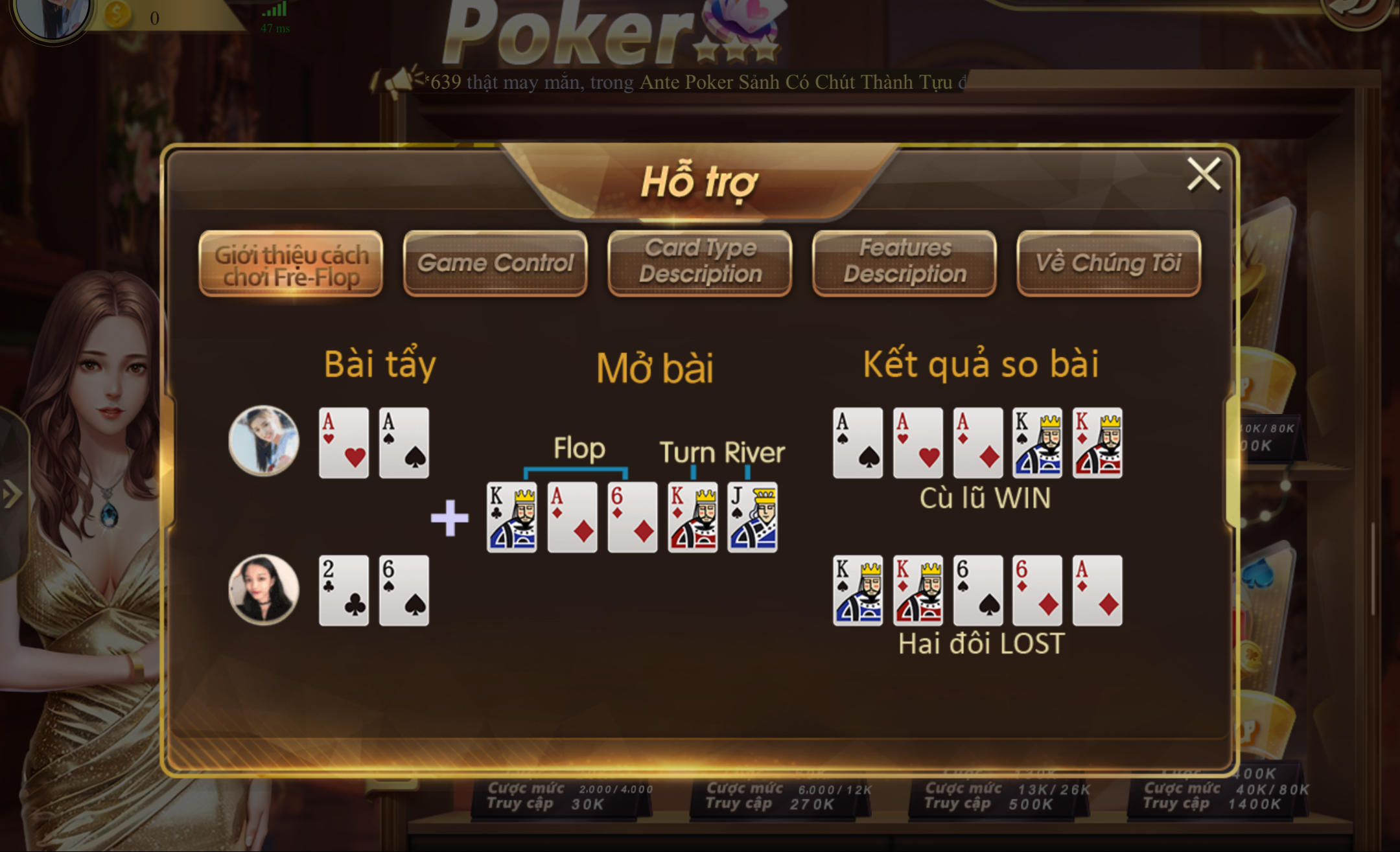 Hướng dẫn tham gia tựa game bài Poker khi tải 789club